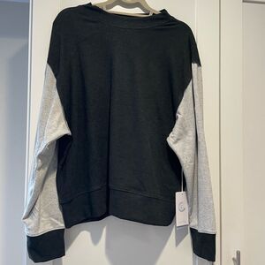 NWT CALME by Johnny Was Mock Neck Cozy Sweatshirt